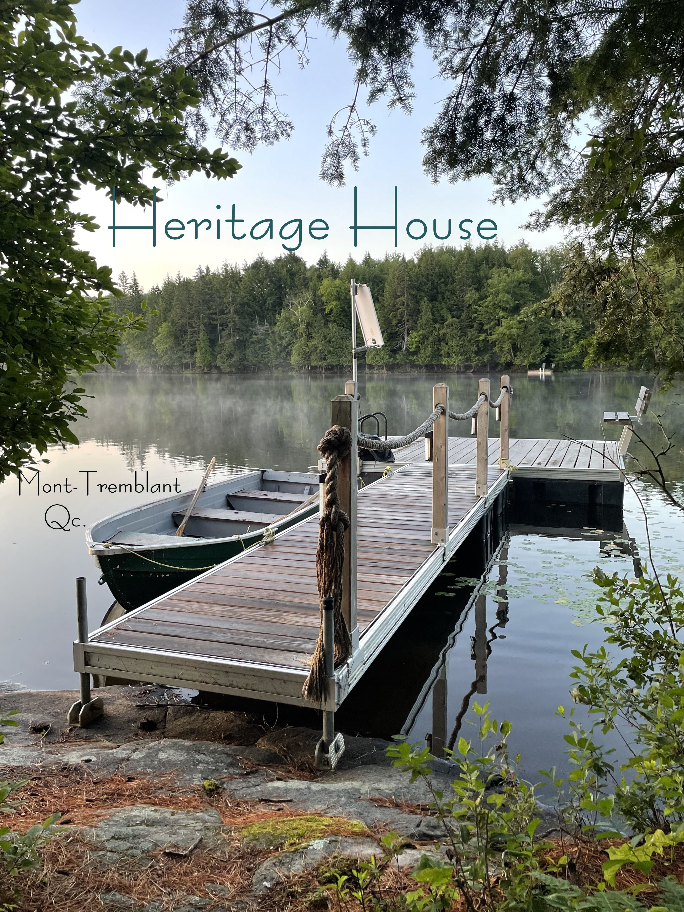 Private beach on Lac Forget